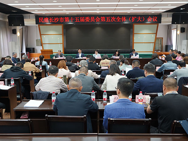 民建长沙市委会召开十五届五次全体（扩大）会议