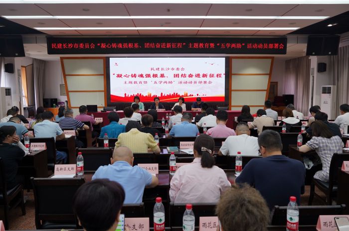 市委会召开“凝心铸魂强根基、团结奋进新征程”主题教育暨“五学两助”活动动员部署会