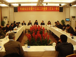 民建长沙市委召开十三届三次全委（扩大）会议