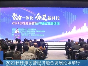 2021长株潭民营经济融合发展论坛举行 聚力一体化 奋进新时代
