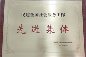 喜报！民建长沙市委员会荣获“民建全国社会服务工作先进集体”称号