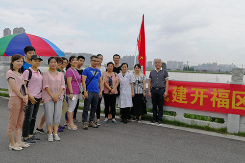 抗洪救灾，开福区工委在行动