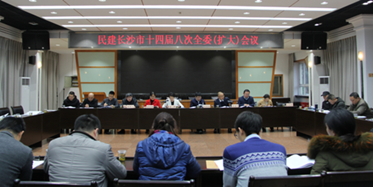 民建长沙市委召开十四届八次全体委员（扩大）会议