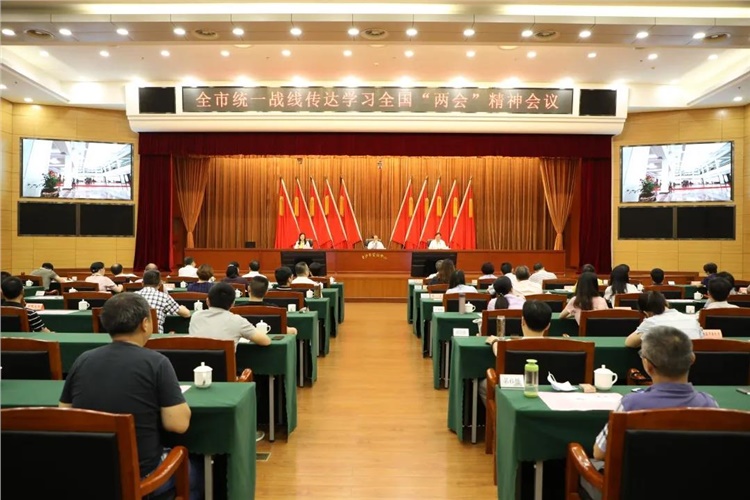 市委会机关参加长沙统一战线传达学习全国两会精神会议